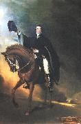 The Duke of Wellington mounted on Copenhagen as of Waterloo Thomas